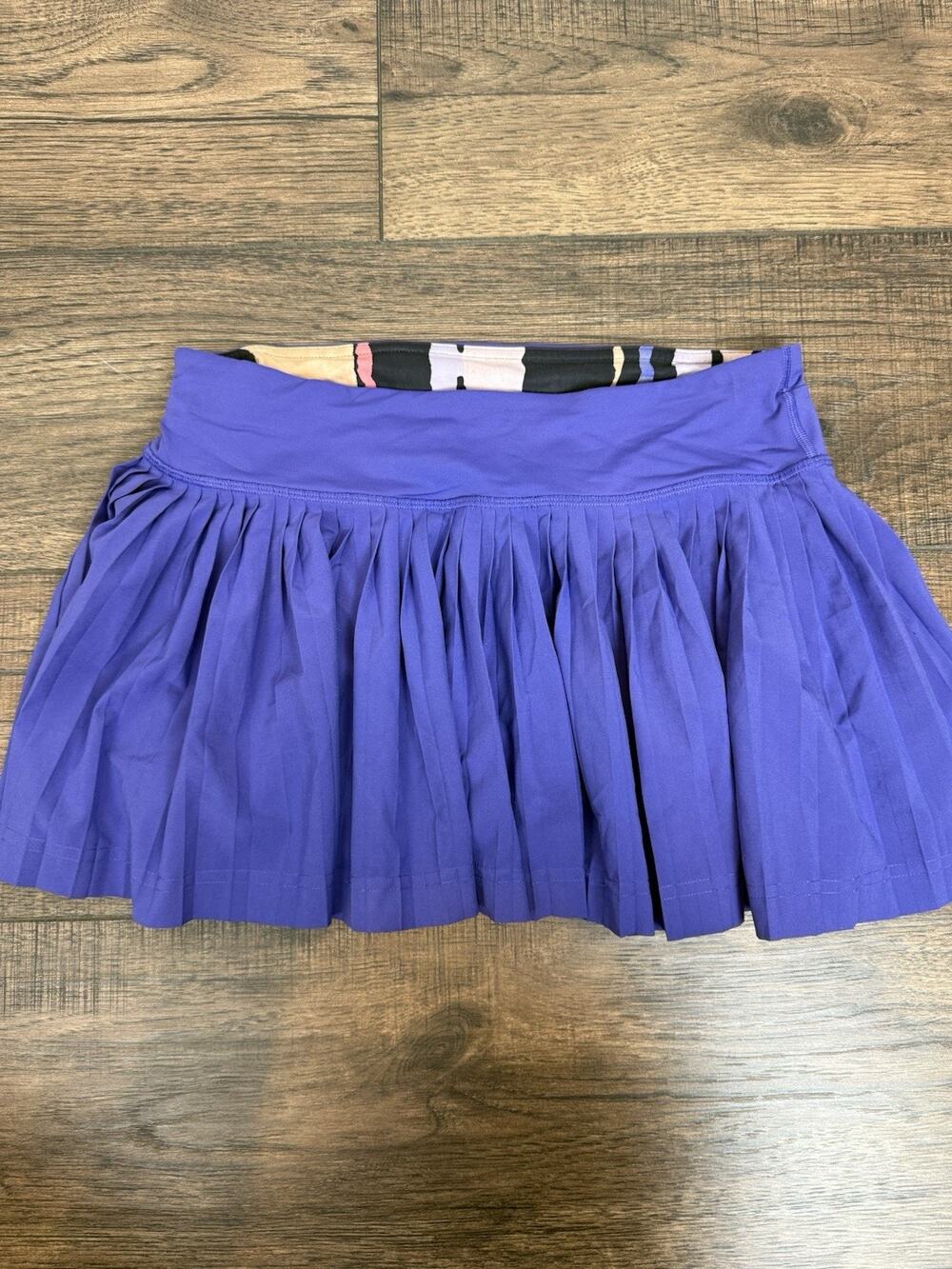 Lululemon Pleat To Street Skirt II Skort Athletic Purple Sz 4